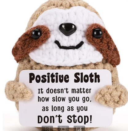 [Blind Box] 3 Crochet Accessories + 2 DIY Plush Pet, Funny expression potato doll positive energy wool knitting cucumber ornament egg baby pendant positive card